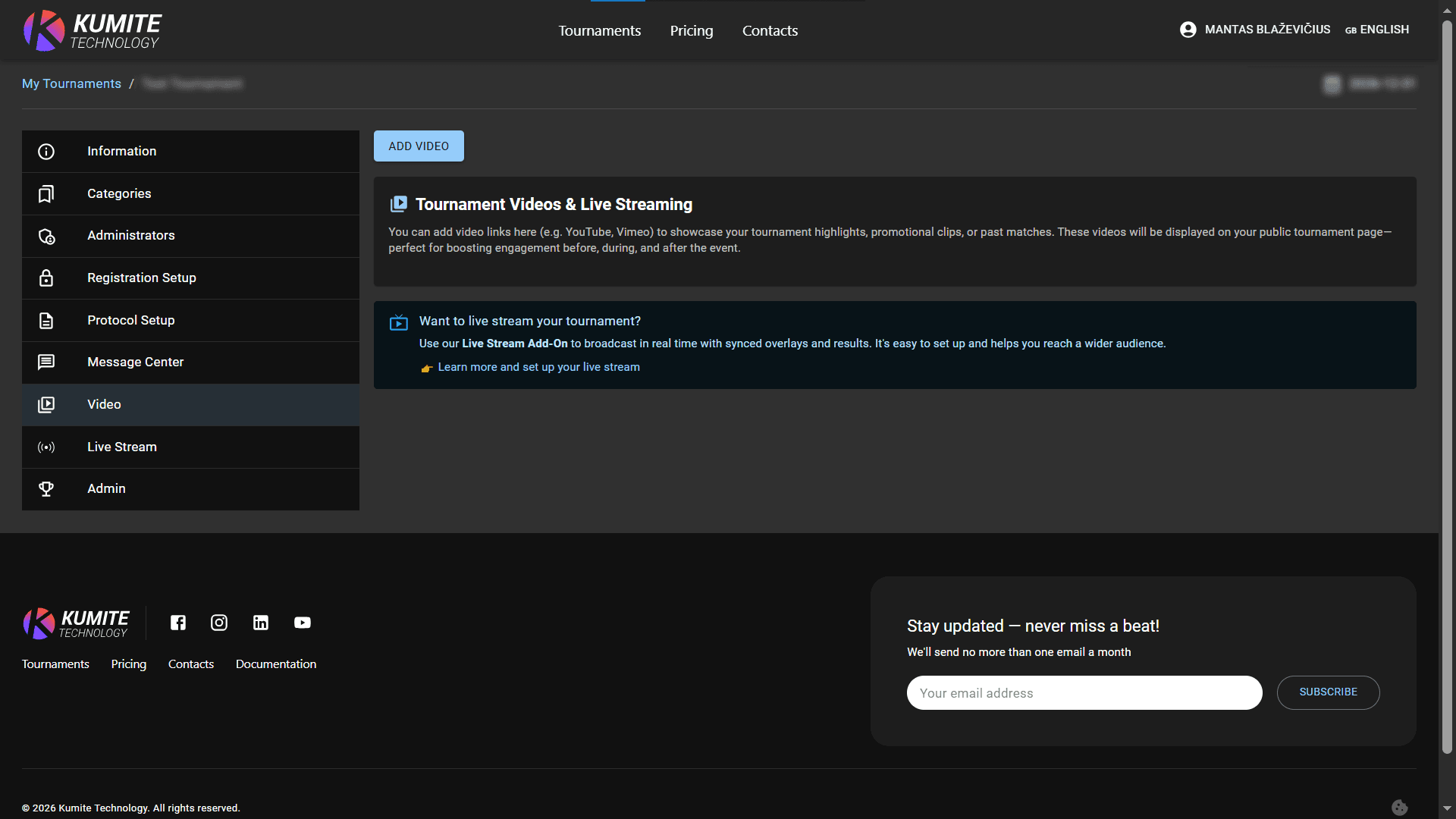 Video Page